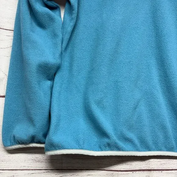 Patagonia Worn Wear Micro D Snap-T Fleece Sweatshirt Blue Size L - Picture 4 of 12